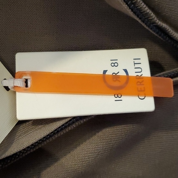 Cerruti 1881 Light Olive Green Full Zip Maglia Tricot Cardigan XXL NWT - Picture 4 of 9